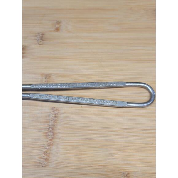 Vintage Grand Forks ND Ice & Fuel Company Advertising Meat Fork - Picture 3 of 8